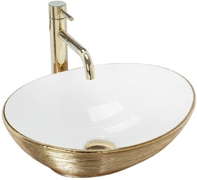 Златна мивка за баня Esma Gold Brush